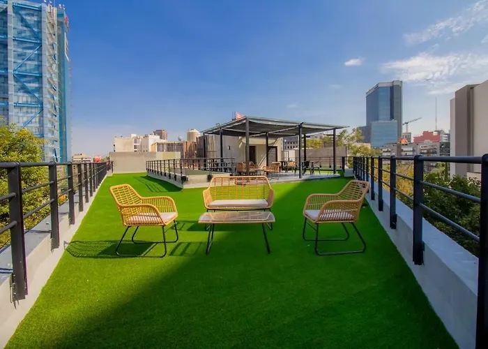 Apartamento Jm 202 Capitalia 1br Terrace Style And Photogenic Escandon *